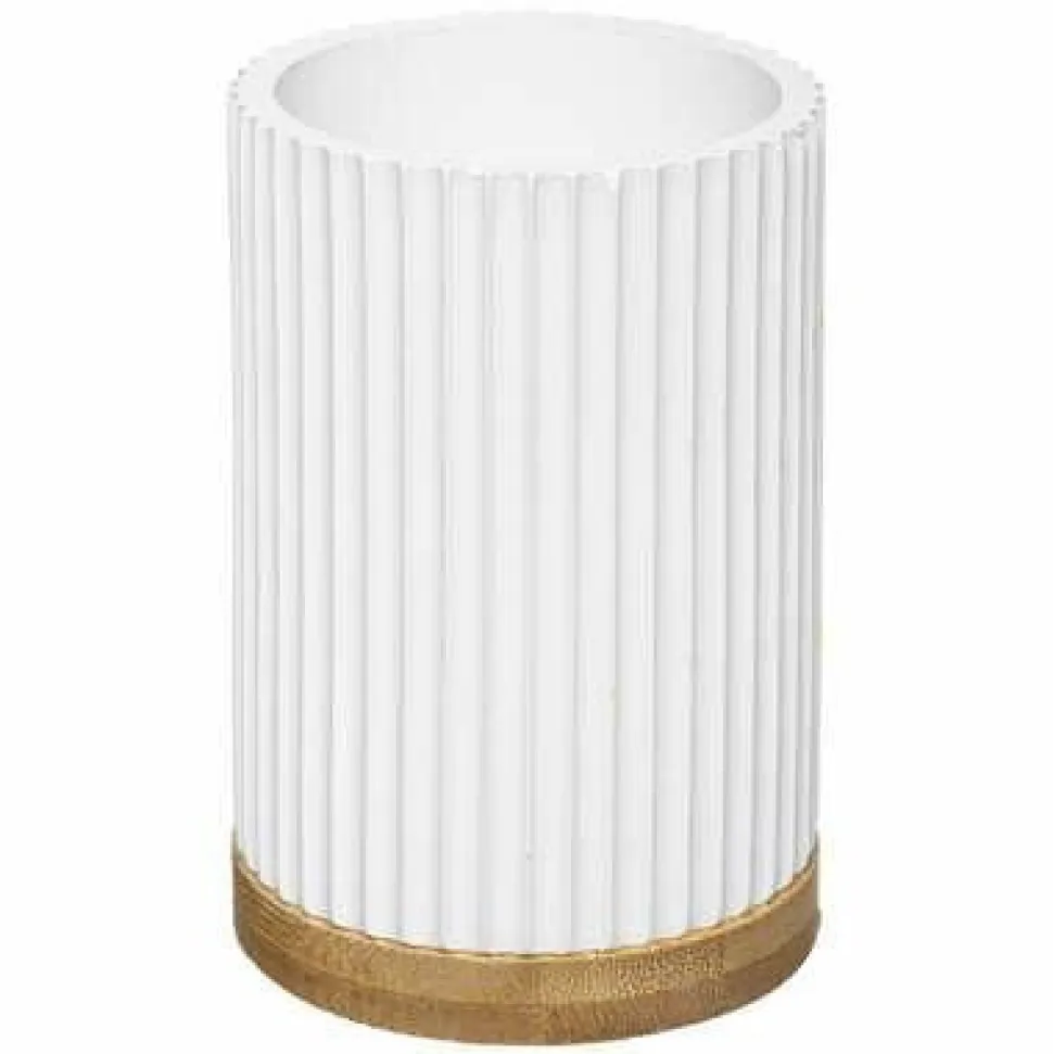 Kubek na szczoteczki Modern biały