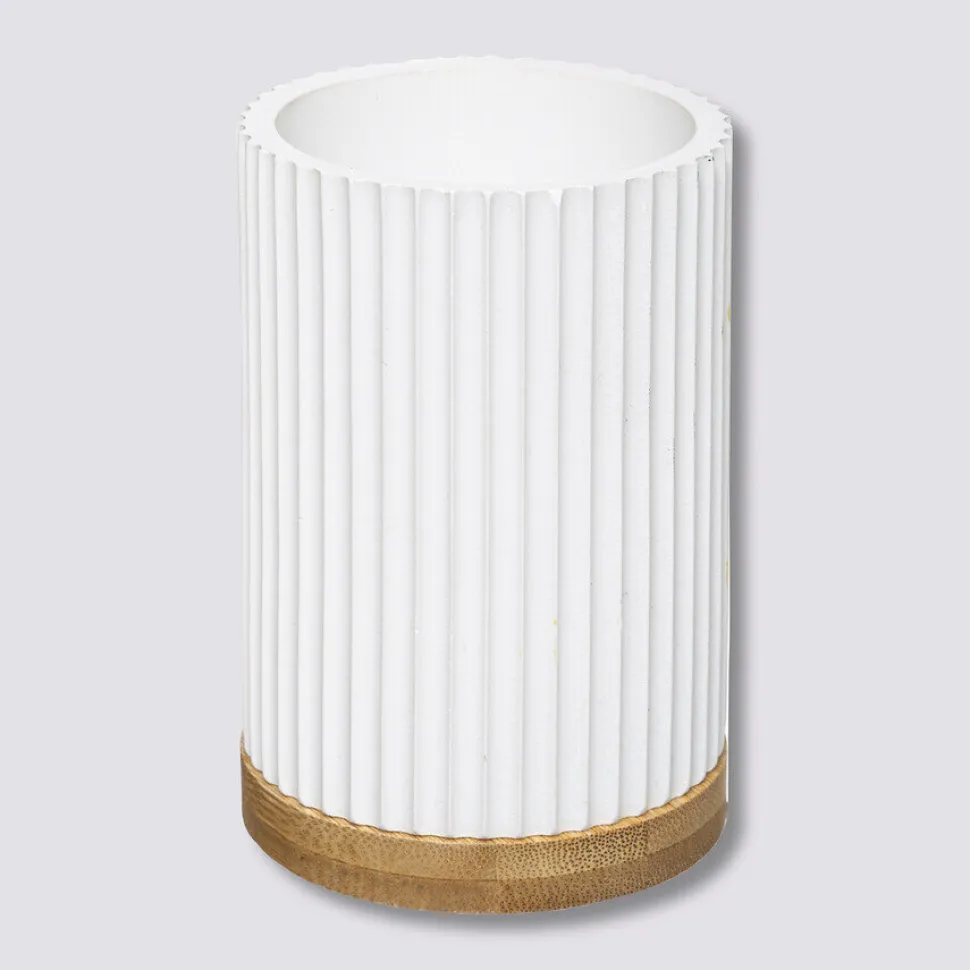 Kubek na szczoteczki Modern biały