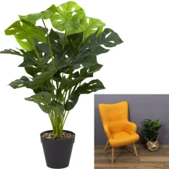 Kwiat sztuczna Monstera 80 cm
