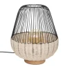 Lampa Anea czarna/naturalna