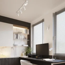 Lampa biurkowa KARBON biała