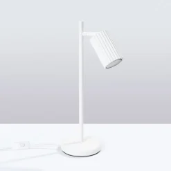 Lampa biurkowa KARBON biała