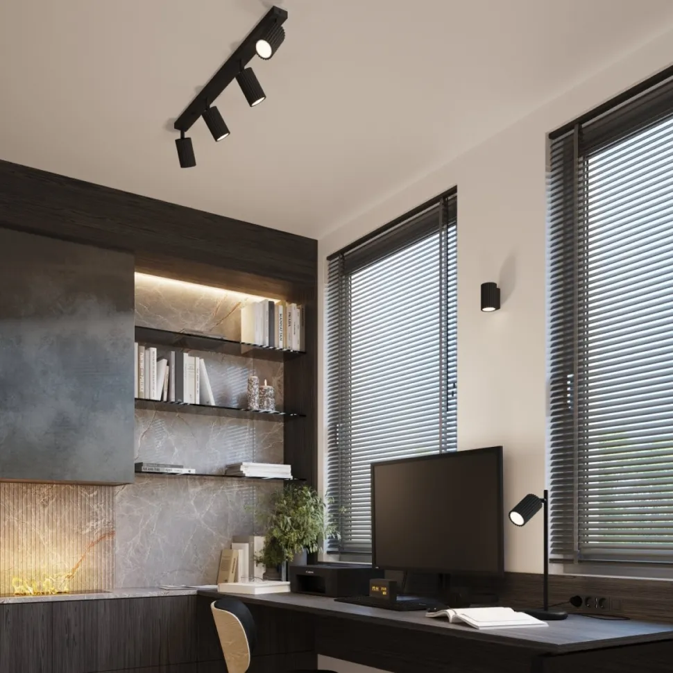 Lampa biurkowa KARBON czarna