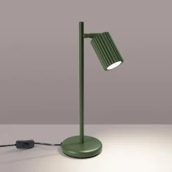 Lampa biurkowa KARBON zielona oliwka
