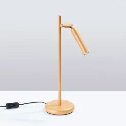 Lampa biurkowa PASTELO złota
