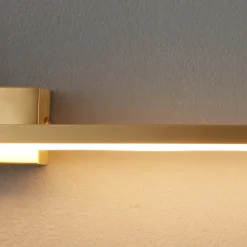 Lampa ścienna AMICI złota 31 cm