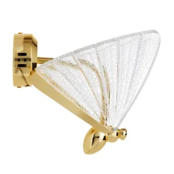 Lampa ścienna BEE LED złota 18 cm