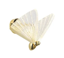 Lampa ścienna BEE LED złota 22 cm