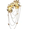 Lampa ścienna BLOSSOM złota 120 cm