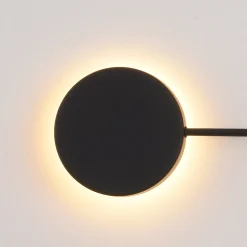 Lampa ścienna CLEX - 4 LED czarna 75 cm