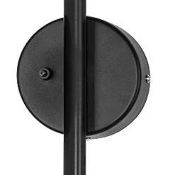 Lampa ścienna CRANE-2W czarna 175 cm