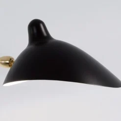 Lampa ścienna CRANE-2W czarna 175 cm