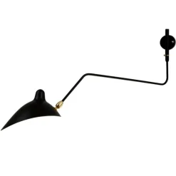 Lampa ścienna CRANE-1W czarna 99 cm