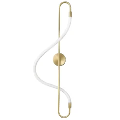 Lampa ścienna ESSA złota 90 cm