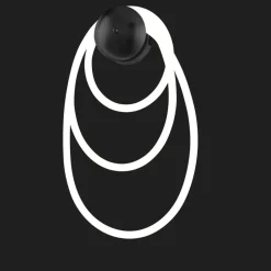 Lampa ścienna FANTASIA czarna 30 cm