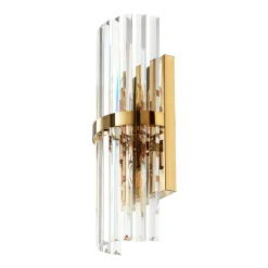 Lampa ścienna GLITTER złota 50 cm