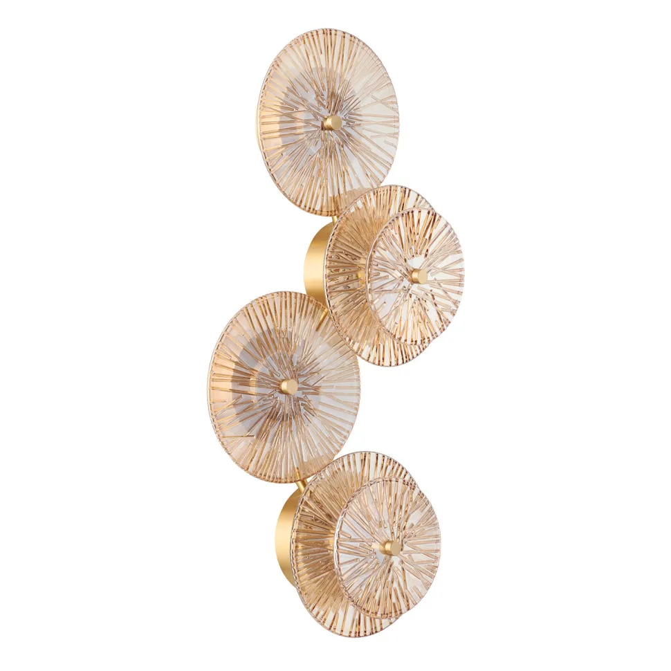 Lampa ścienna LUXIO-4 LED bursztynowa 32 cm