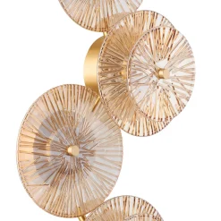 Lampa ścienna LUXIO-4 LED bursztynowa 32 cm