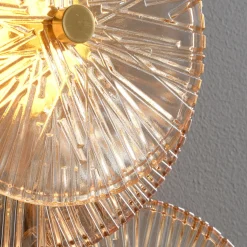 Lampa ścienna LUXIO-4 LED bursztynowa 32 cm