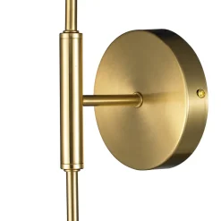 Lampa ścienna MIKA-1 biało złota 70 cm