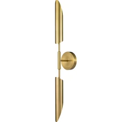 Lampa ścienna MIKA-2 złota 76 cm