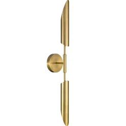 Lampa ścienna MIKA-2 złota 76 cm