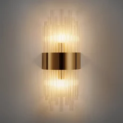 Lampa ścienna MIRACOLO złota 50 cm