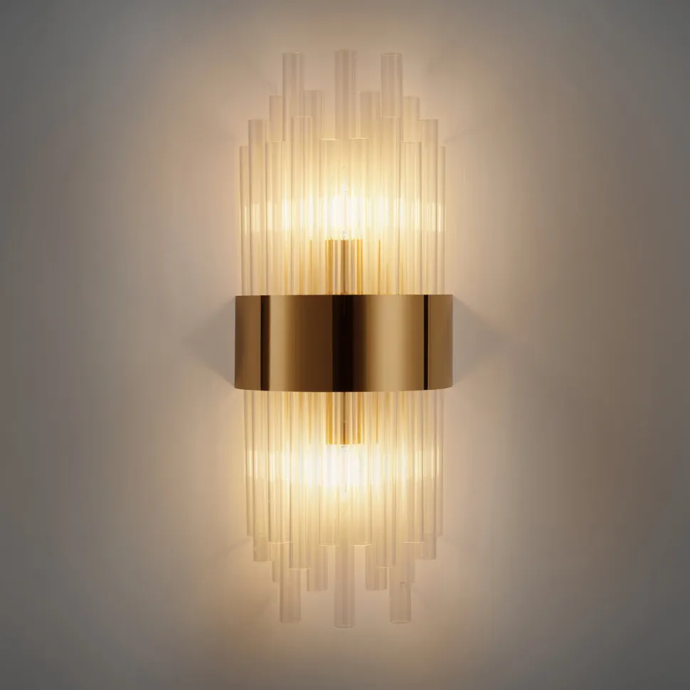 Lampa ścienna MIRACOLO złota 50 cm