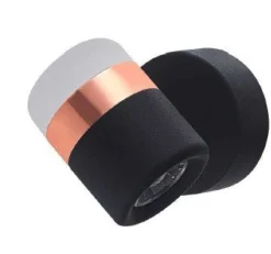 Lampa ścienna POCCO LED czarna 16 cm