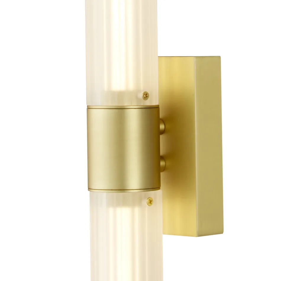 Lampa ścienna SOLO LED biało złota 60 cm