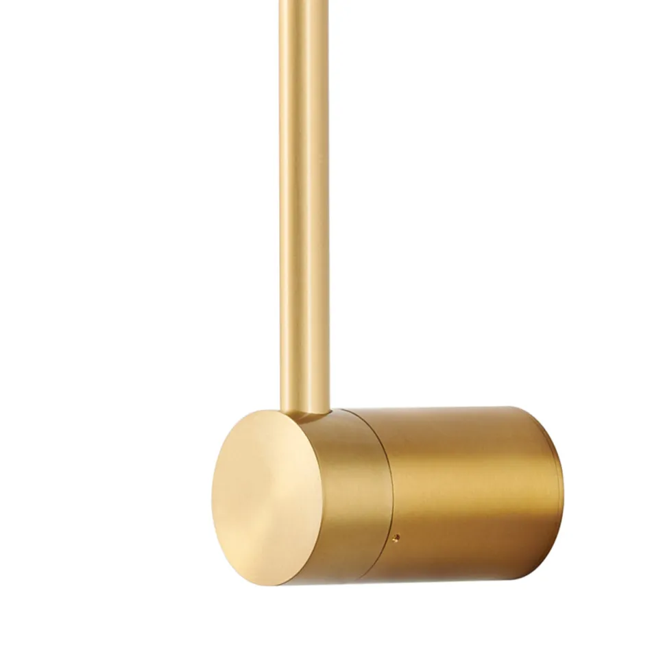 Lampa ścienna SPARO LED złota 60 cm