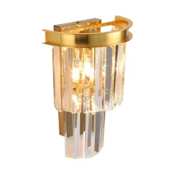 Lampa ścienna SPLENDORE złota 20 cm