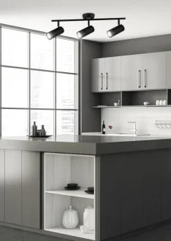 Lampa Colly czarny 3x15W GU10 klosz  czarny