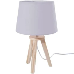 Lampa dziecięca na trójnogu biała