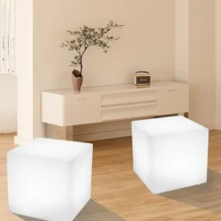 Lampa ogrodowa CUBIC L LED RGBW 16 kolorów 43 cm