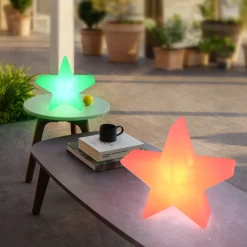 Lampa ogrodowa dekoracyjna gwiazda STAR  LED RGBW 16 kolorów 30 cm