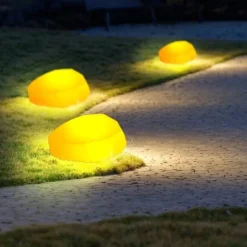 Lampa ogrodowa kamień DIAMOND L LED RGBW  16 kolorów 60 cm