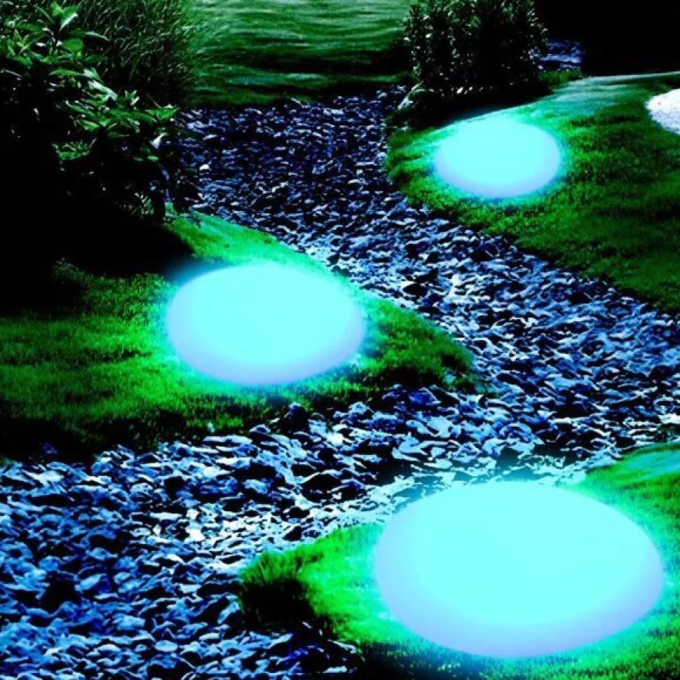 Lampa ogrodowa kamień PEBBLE S LED RGBW 16 kolorów 32 cm