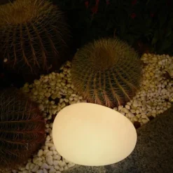 Lampa ogrodowa kamień PEBBLE M LED RGBW 16 kolorów 32 cm