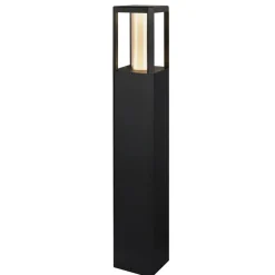 Lampa ogrodowa stojąca Crocus lampa  ogrodowa słupek 12x80cm czarny 2x6W LED IP65