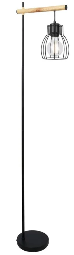 Lampa podłogowa Bernita 1x60W E27 czarny