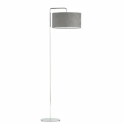 Lampa podłogowa BOLIVIA chrom szara