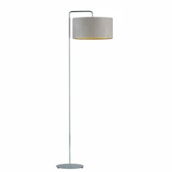 Lampa podłogowa BOLIVIA GOLD srebrna sza
