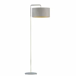Lampa podłogowa BOLIVIA GOLD stal szara