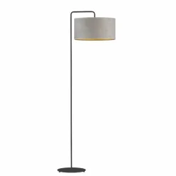 Lampa podłogowa BOLIVIA GOLD czarna szar