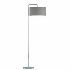Lampa podłogowa BOLIVIA srebrna szara