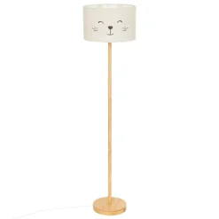 Lampa podłogowa Cat kremowa