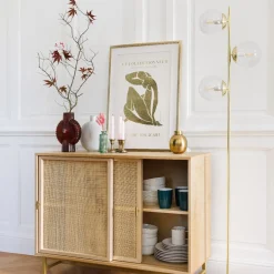 Lampa podłogowa Collectionneur złota