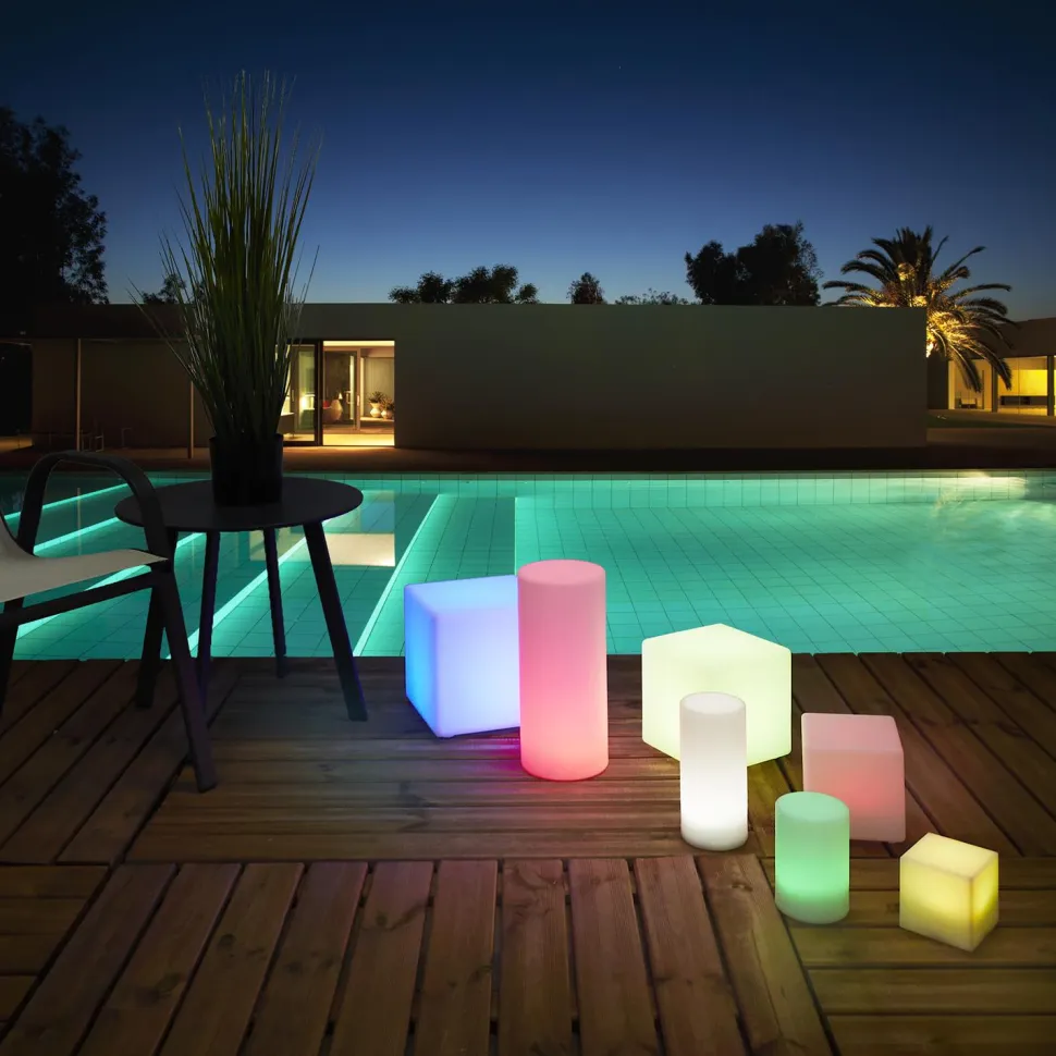 Lampa podłogowa Colorfull Cube 25cm