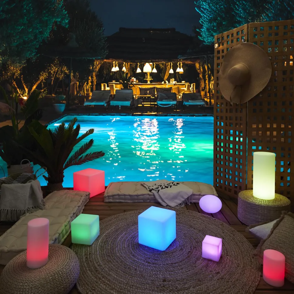 Lampa podłogowa Colorfull Cube 25cm